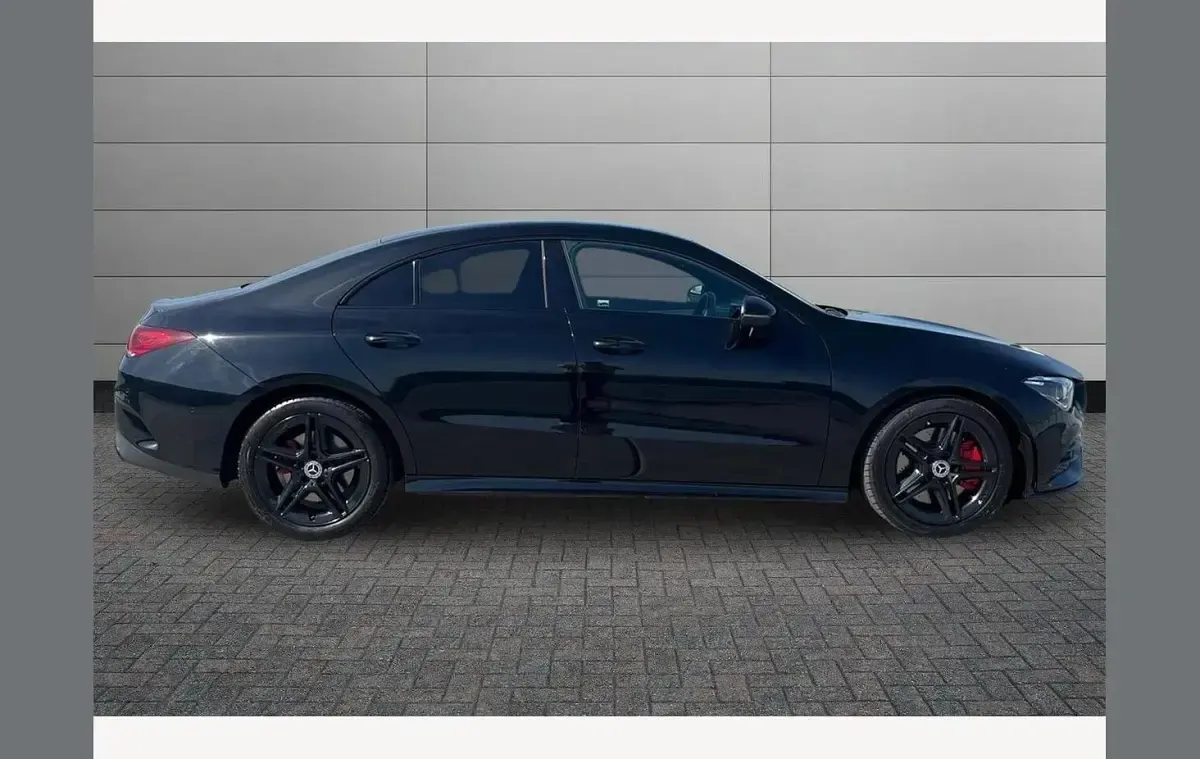 Used Mercedes CLA250 AMG line 224 HP (164 kW) 2021 Cosmos black Sedan
