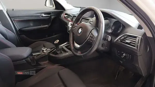 Used BMW 120 Sport Line 2018 White Hatchback