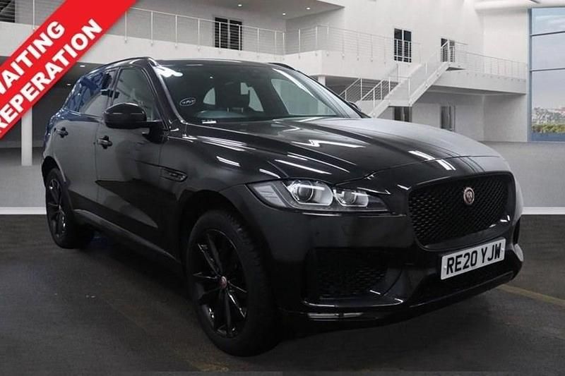 Black Used 2020 Jaguar F-Pace Chequered Flag SUV | £20,599 (Good price) - Image 1/1