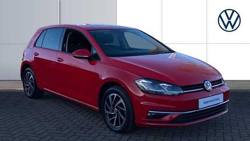 Red Used 2019 VW Golf VII Edition Hatchback | £14,709 (Fair price) - Image 1/4