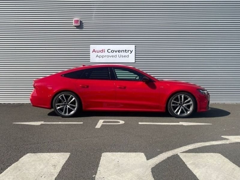Used Audi A7 Black Edition 242 HP (177 kW) 2020 Red Hatchback