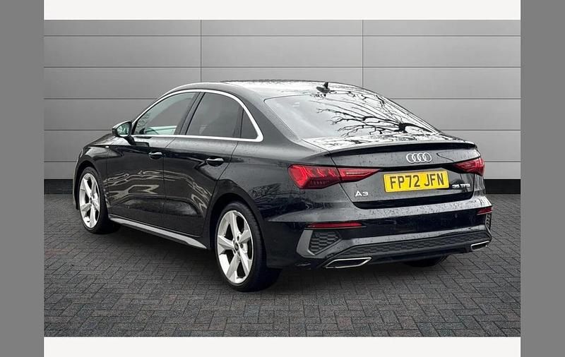 Used Audi A3 S-Line 150 HP (110 kW) 2022 Mythos black Sedan