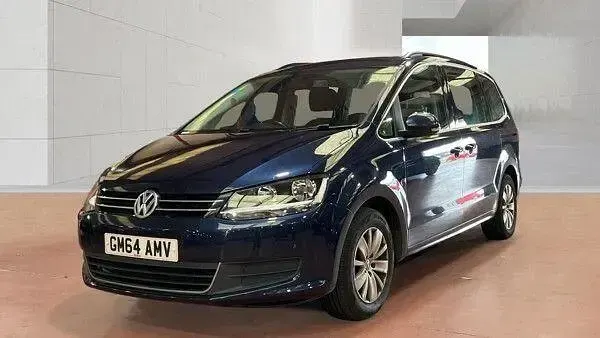 Used VW Sharan SE 140 HP (102 kW) 2015 Blue MPV
