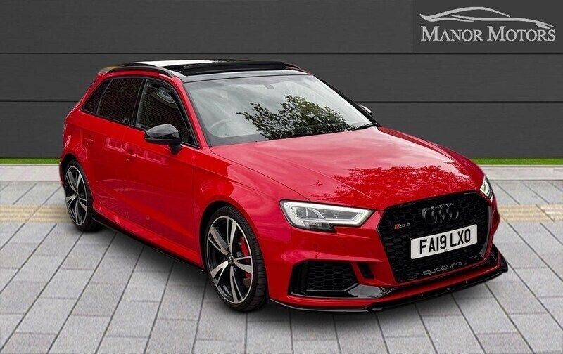 Red Used 2019 Audi RS3 Sport Hatchback | £35,800 (Fair price) - Image 1/4