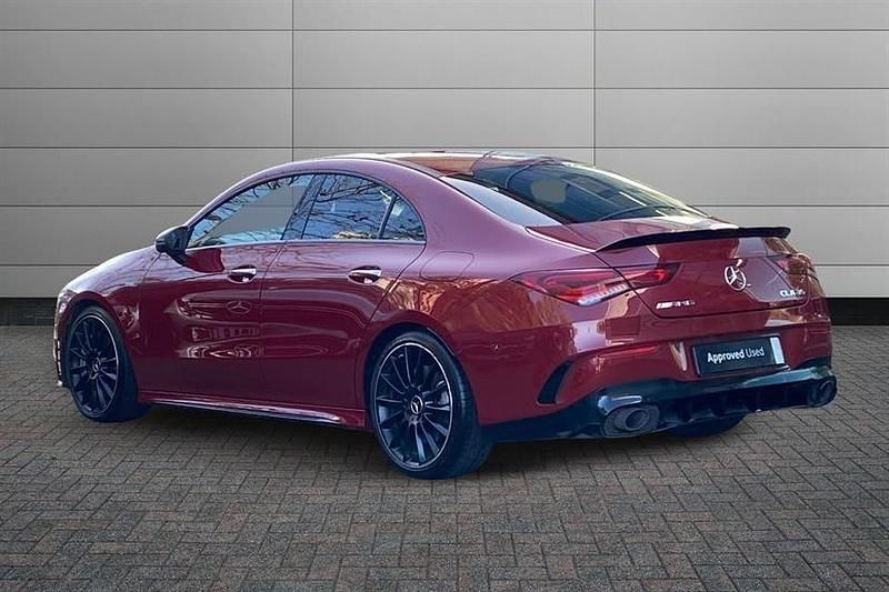 Used Mercedes CLA35 AMG Premium Plus 306 HP (225 kW) 2023 Patagonia red Sedan
