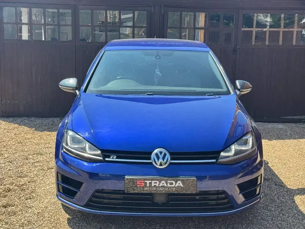 Used VW Golf VII R 295 HP (216 kW) 2015 Blue Hatchback