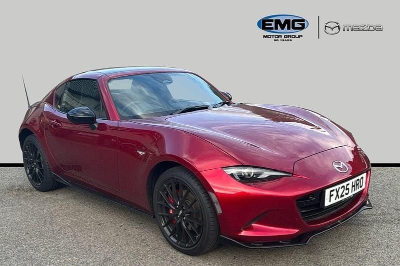 Red Used 2025 Mazda MX5 Homura-Line Cabriolet | £33,494 (Expensive) - Image 1/3