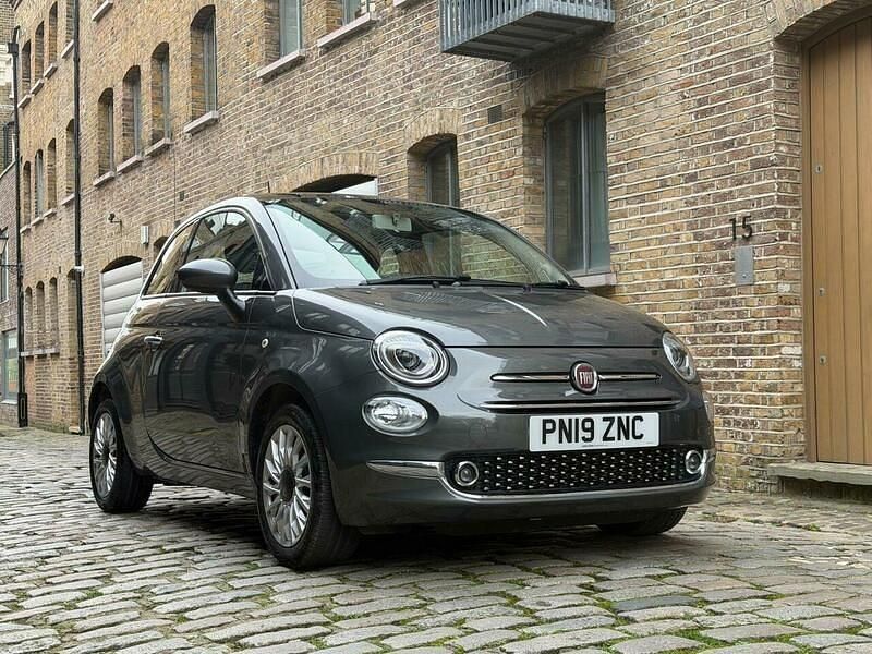 Used Fiat 500 Lounge 69 HP (50 kW) 2019 Grey Hatchback