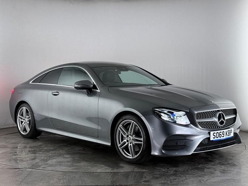 Used Mercedes E220 AMG line 194 HP (142 kW) 2019 Grey Coupe