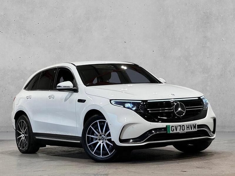 White Used 2020 Mercedes EQC400 AMG line SUV | £23,490 (Fair price) - Image 1/4