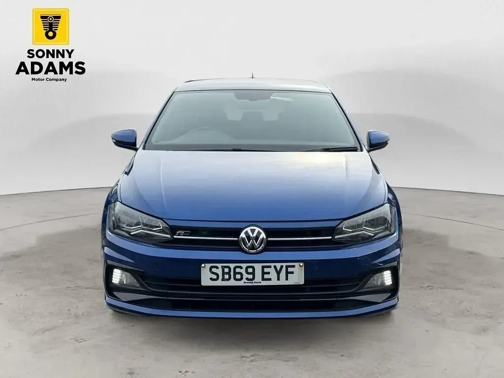 Usado VW Polo R-line 115 HP (84 kW) 2020 Azul Citadino