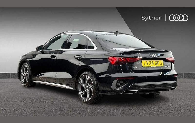 Used Audi A3 S-Line 147 HP (108 kW) 2024 Black Sedan