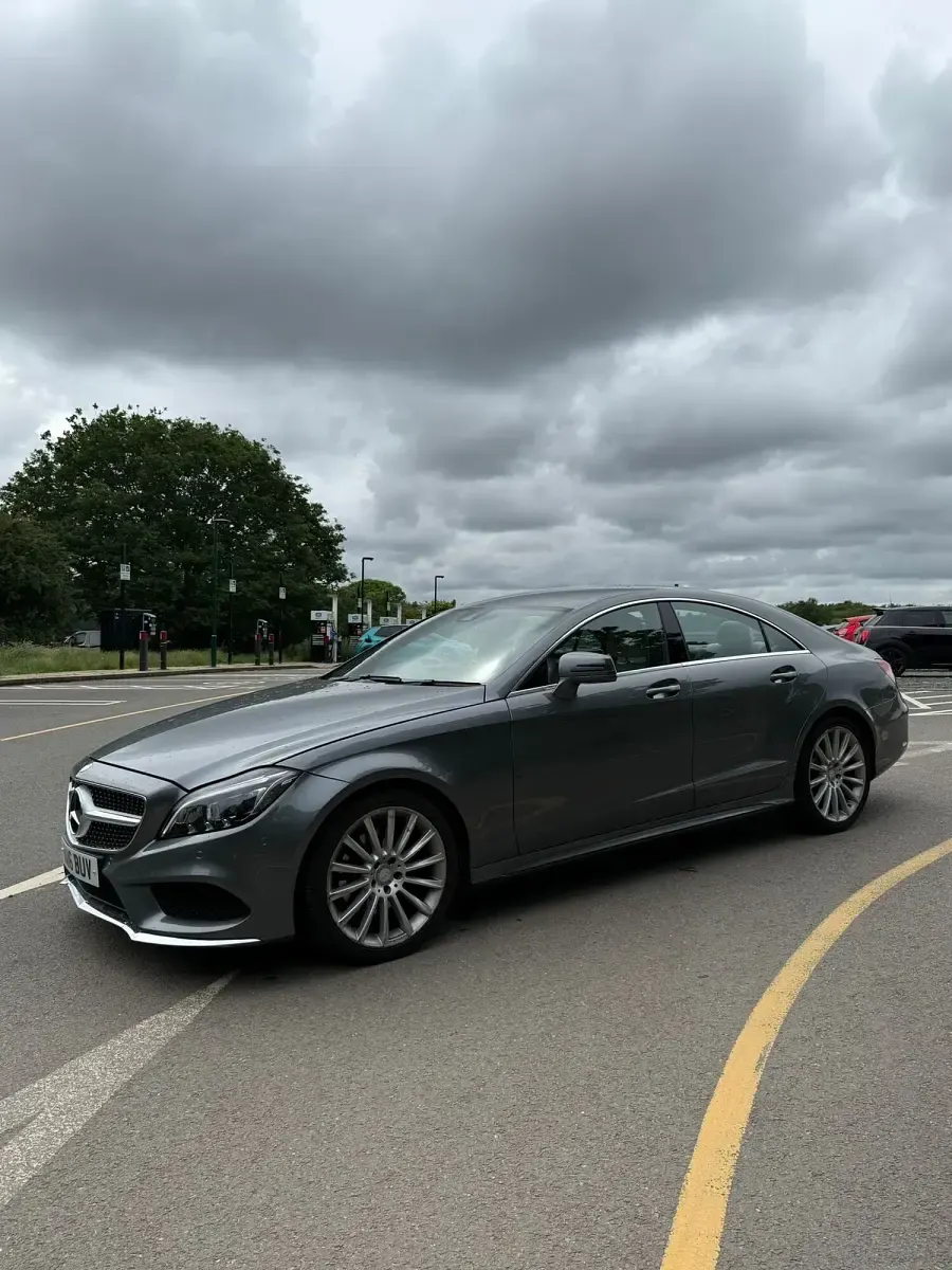 Used Mercedes CLS220 AMG line 174 HP (127 kW) 2016 Grey Coupe