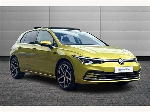 Yellow Used 2020 VW Golf VII Style Hatchback | £18,650 (Fair price) - Image 1/4
