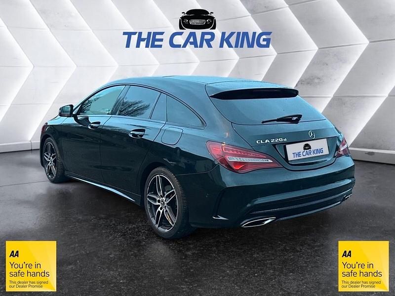 Used Mercedes CLA220 Shooting Brake AMG line 177 HP (130 kW) 2017 Black Estate