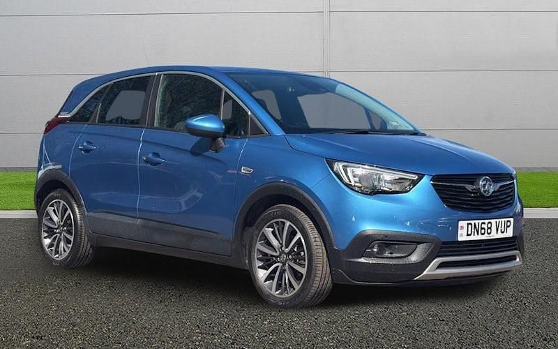 Used Vauxhall Crossland X Elite 82 HP (60 kW) 2018 Blue SUV
