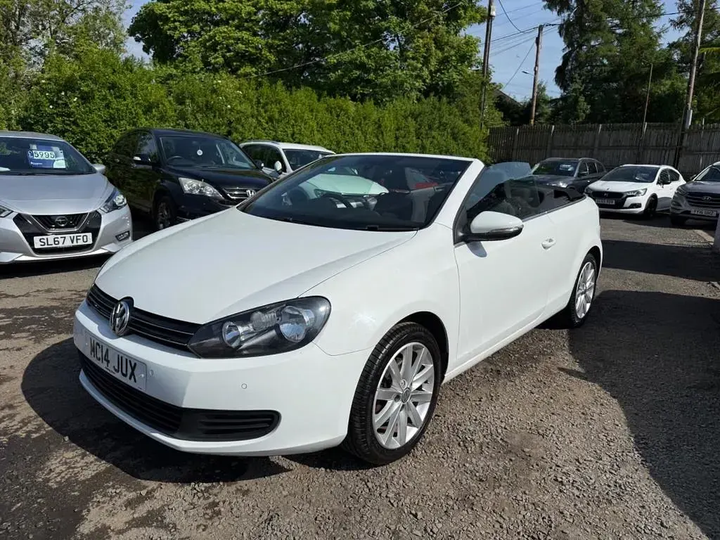 Used VW Golf Cabriolet SE 2014 White Cabriolet
