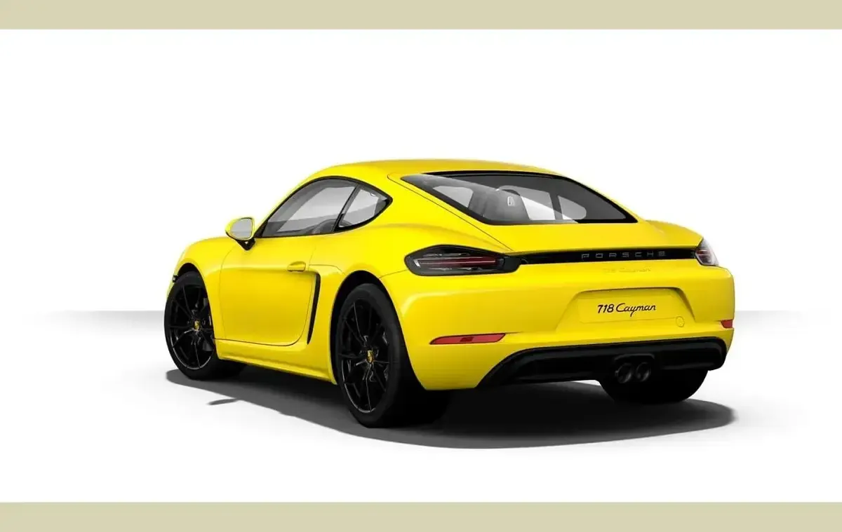 Used Porsche Cayman 296 HP (217 kW) 2020 Yellow Coupe