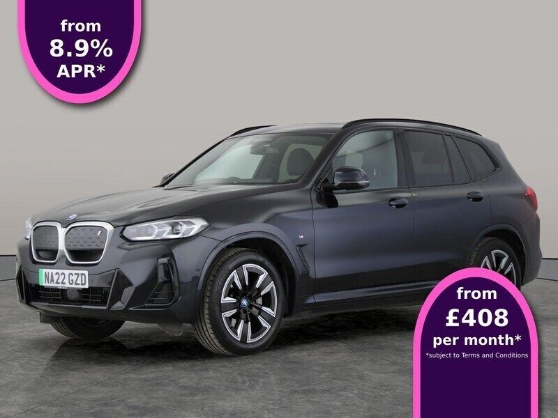 Black Used 2022 BMW iX3 M Sport SUV | £28,089 (Fair price) - Image 1/3