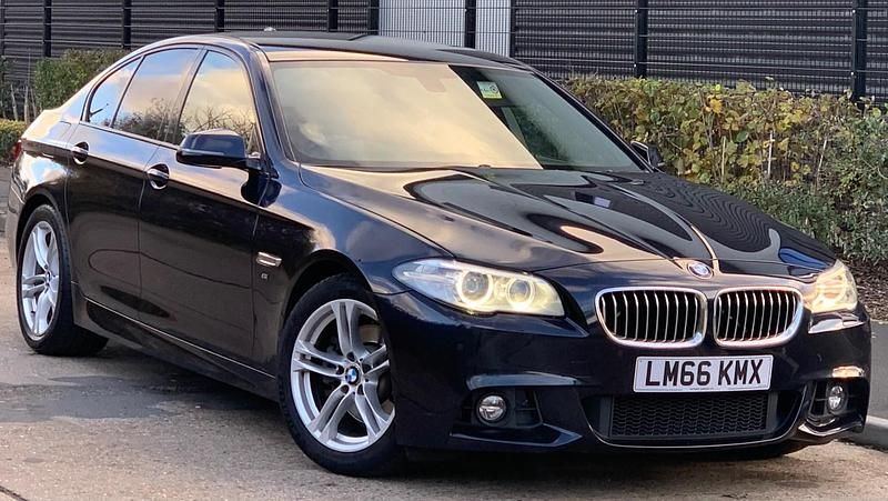 Black Used 2016 BMW 520 M Sport Sedan | £8,495 (Good price) - Image 1/4