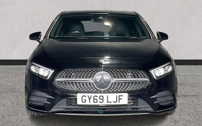 Used Mercedes A200 AMG line 150 HP (110 kW) 2019 Black Hatchback