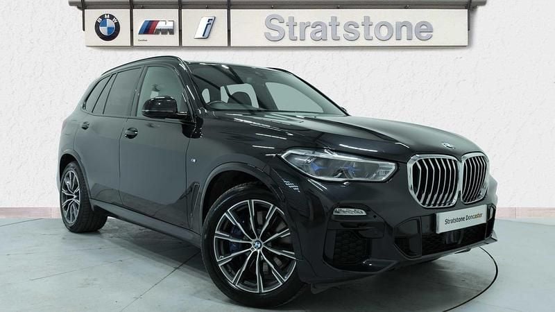 Black Used 2021 BMW X5 M Sport SUV | £41,950 (Good price) - Image 1/3