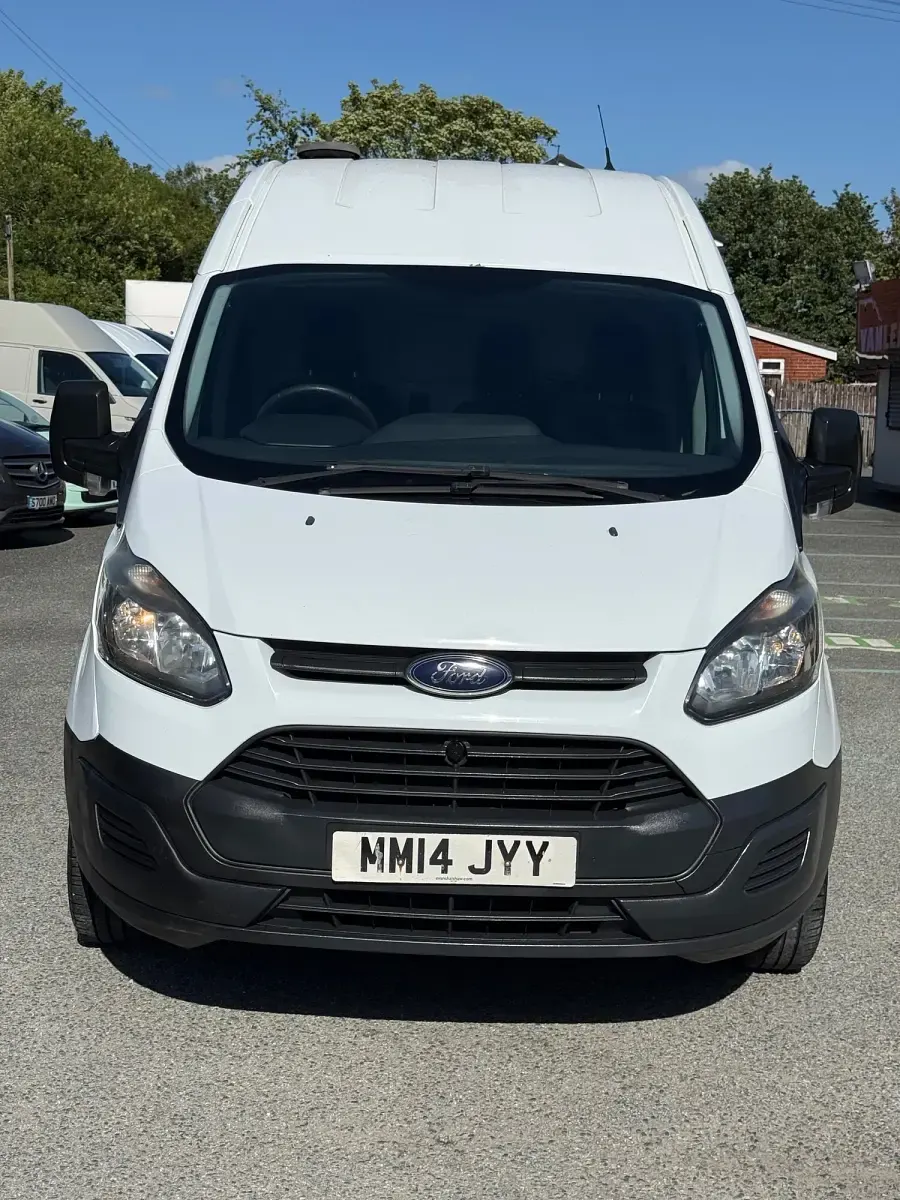 Used Ford Transit Custom 125 HP (91 kW) 2014 White Van