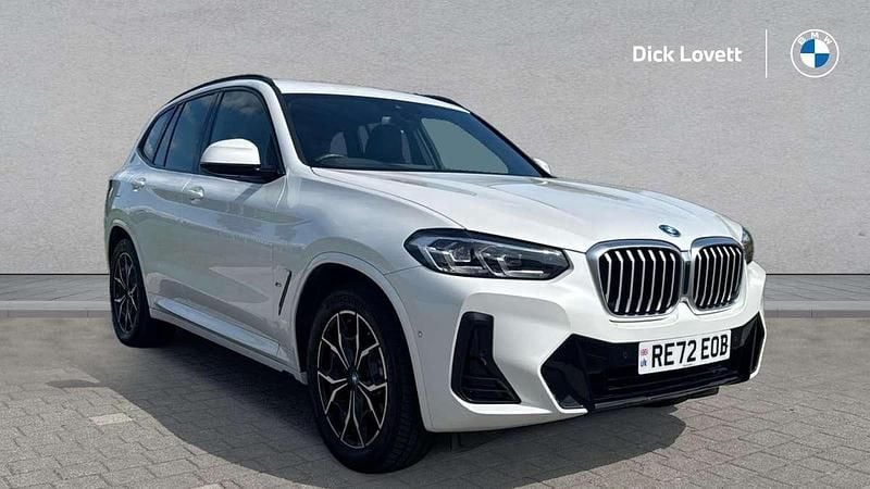 White Used 2022 BMW X3 M Sport SUV | £34,490 (Good price) - Image 1/4