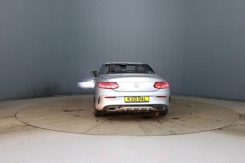 Used Mercedes C200 AMG line 2018 Silver Cabriolet