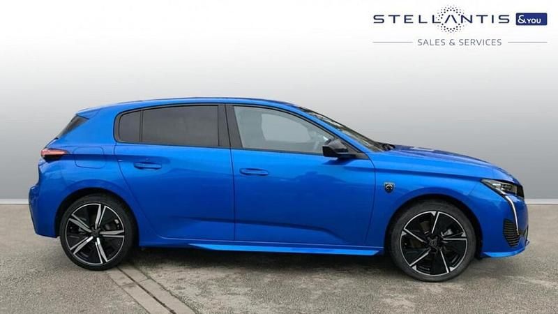 Blue Used 2024 Peugeot e-308 GT Hatchback | £19,986 (Fair price) - Image 1/4