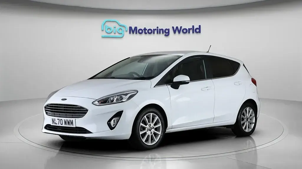 Usado Ford Fiesta Titanium 125 HP (91 kW) 2020 Branco Citadino