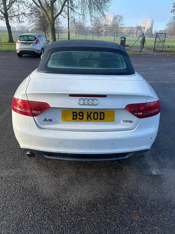 Used Audi A5 Cabriolet S-Line 2011 White Cabriolet