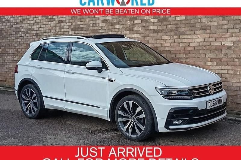 White Used 2019 VW Tiguan R-line SUV | £16,990 (Good price) - Image 1/1
