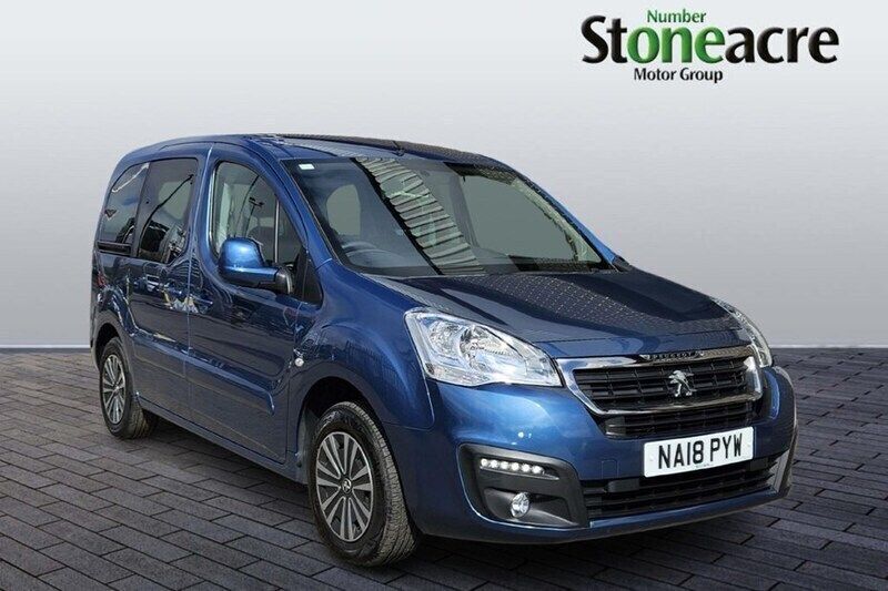 Blue Used 2018 Peugeot Partner Tepee Active MPV | £9,400 (Fair price) - Image 1/1