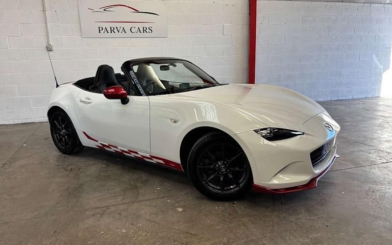 Used Mazda MX5 131 HP (96 kW) 2016 White Cabriolet