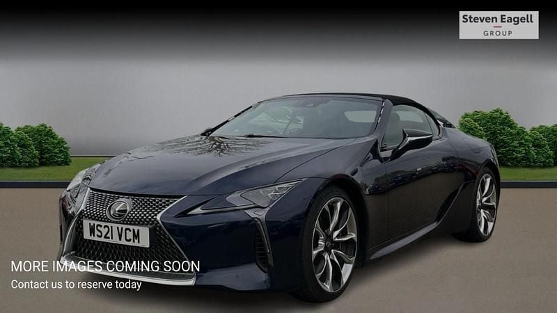 Used Lexus LC 500 Sport Line 2021 Blue Cabriolet