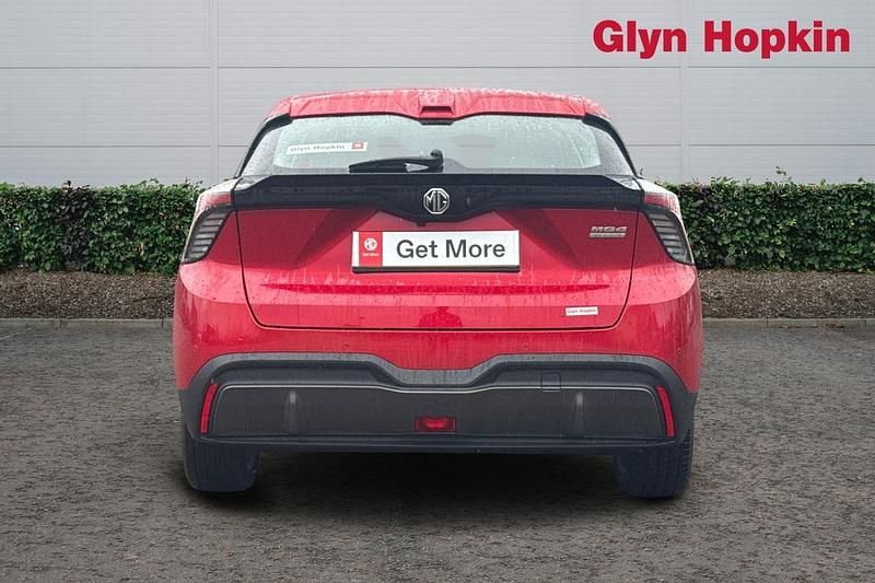 New MG MG4 EV SE 2025 Red Hatchback
