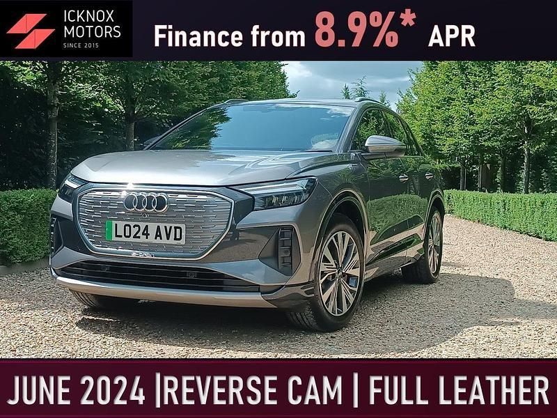 Grey Used 2024 Audi Q4 e-tron Sport SUV | £29,375 - Image 1/4