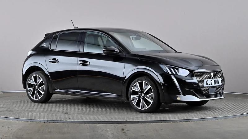 Black Used 2021 Peugeot 208 GT Hatchback | £11,798 (Fair price) - Image 1/4