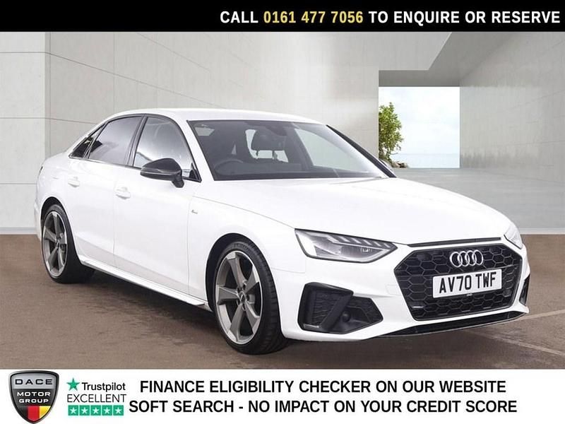 Used Audi A4 Black Edition 150 HP (110 kW) 2020 White Sedan