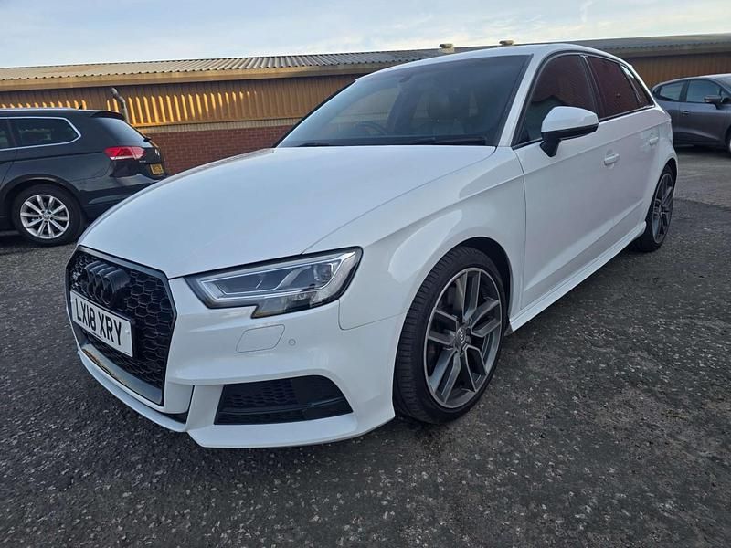 Used Audi S3 Sportback Black Edition 2018 White Hatchback