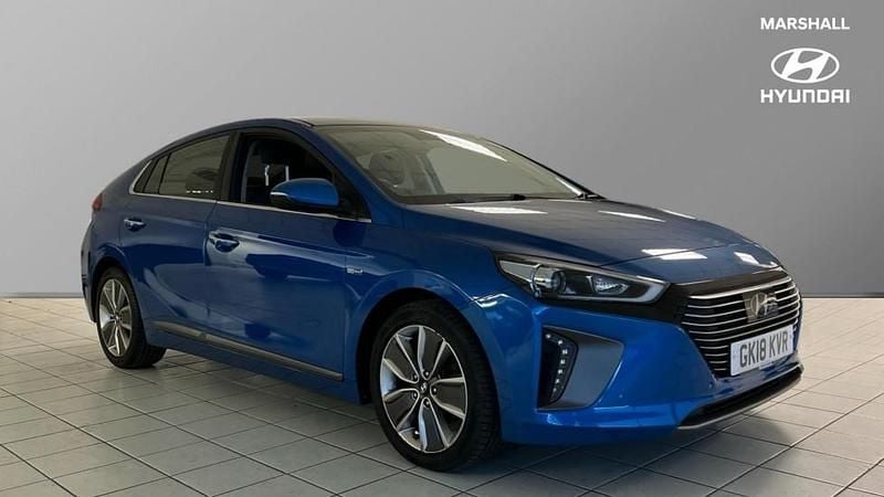 Marina blue Used 2018 Hyundai Ioniq Premium SE Hatchback | £14,211 (Fair price) - Image 1/4