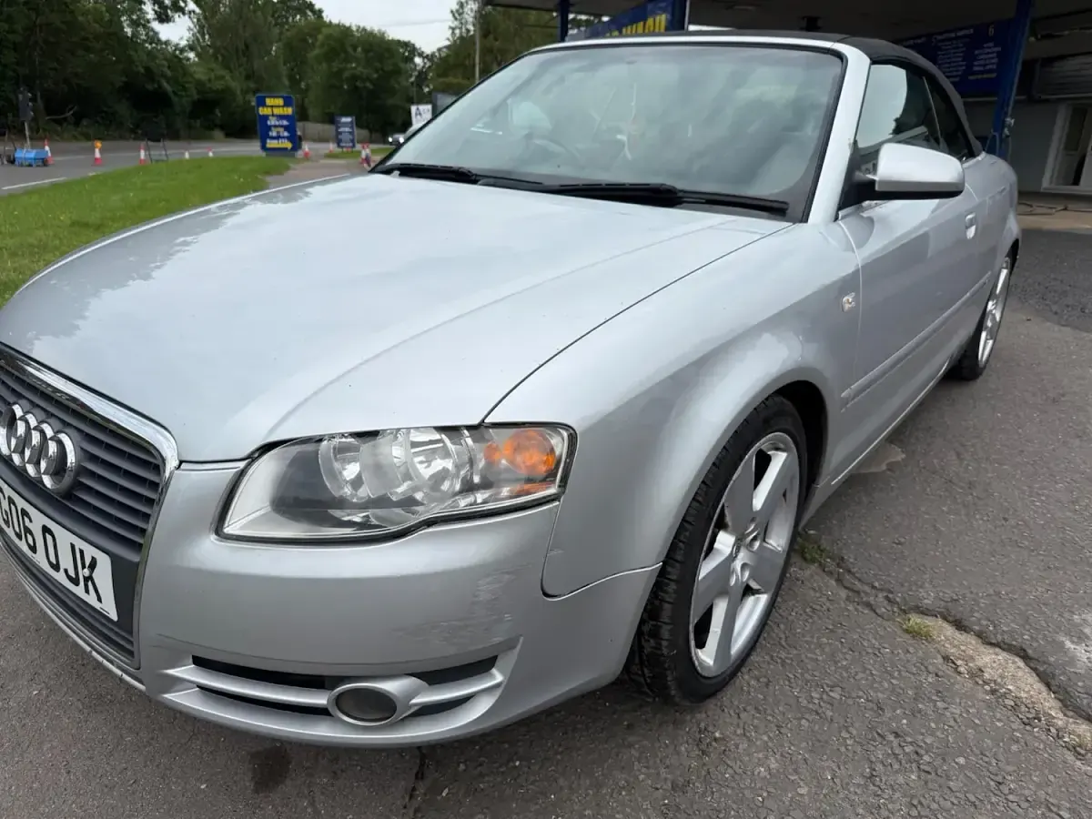 Used Audi A4 Cabriolet S-Line 163 HP (119 kW) 2006 Silver Cabriolet