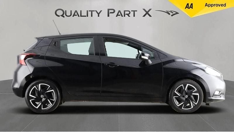 Used Nissan Micra Acenta 92 HP (67 kW) 2022 Black Hatchback