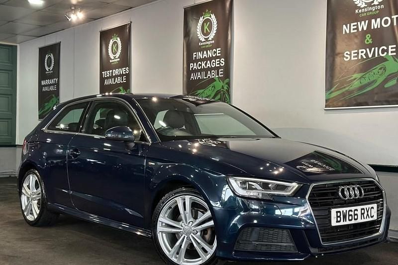 Blue Used 2016 Audi A3 S-Line Hatchback | £8,490 (Fair price) - Image 1/1