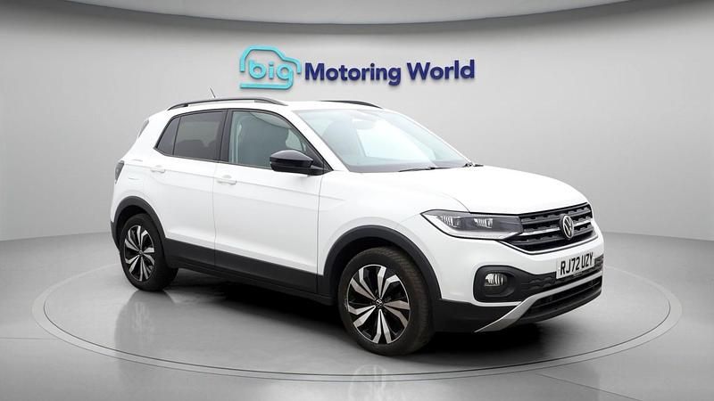 Used VW T-Cross Black Edition 108 HP (79 kW) 2022 White SUV