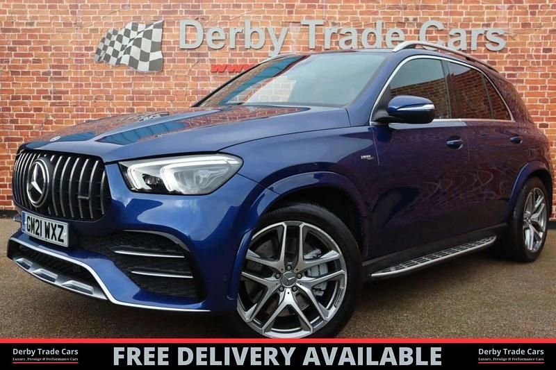 Used Mercedes GLE53 AMG AMG 435 HP (319 kW) 2021 Blue SUV