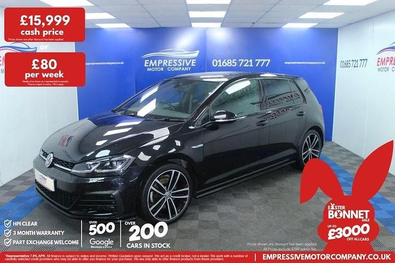 Used VW Golf VII GTD 184 HP (135 kW) 2019 Black Hatchback