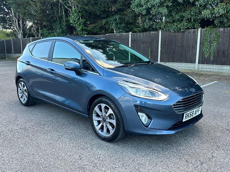 Used Ford Fiesta Titanium 2018 Blue Hatchback