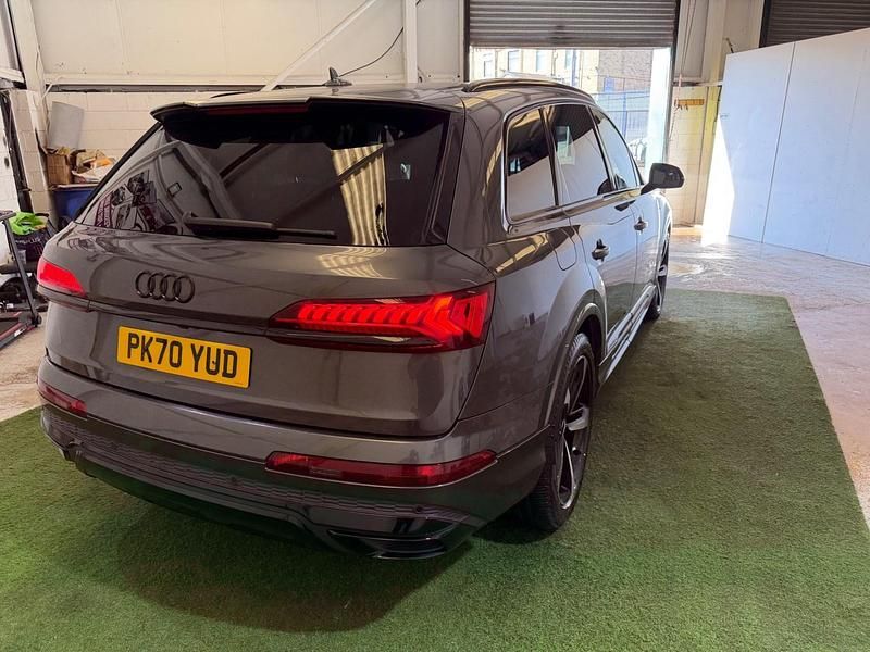 Begagnad Audi Q7 Black Edition 2020 Grå SUV